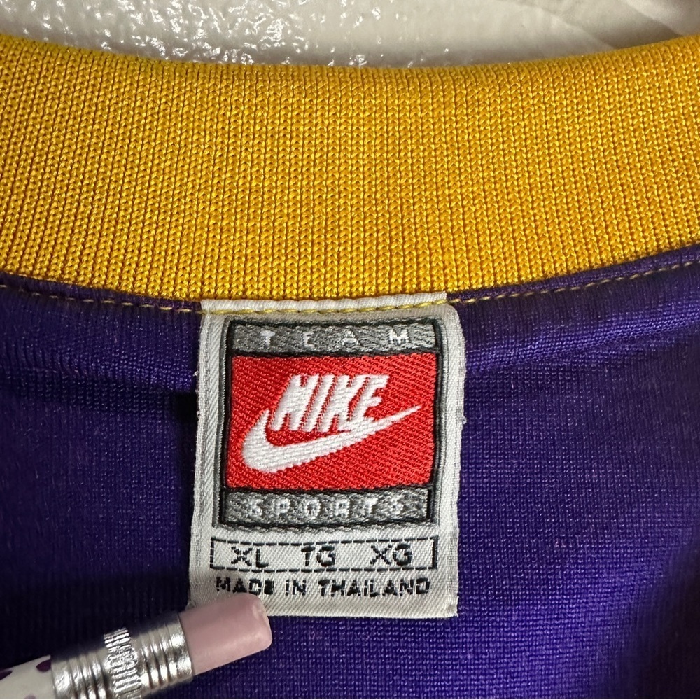 Nike Los Angeles Warm Up Vintage Jersey Shirt Size XL Kobe - Picture 6 of 9